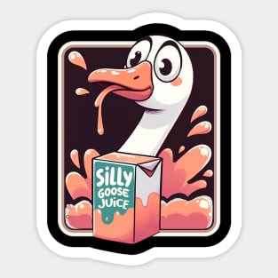 Silly Goose Juice Sticker